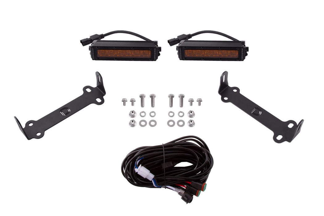Diode Dynamics Stage Series Upper Grille Hidden Light Bar Kit For 4Runner (2014-2023)