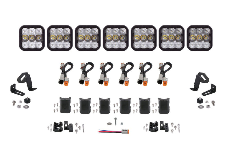 Diode Dynamics SS5 CrossLink 7-Pod LED 44" Light Bar For 4Runner