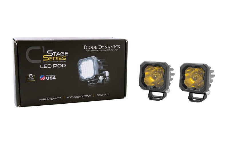 Diode Dynamics SSC1 White Pro LED Pod (Pair)
