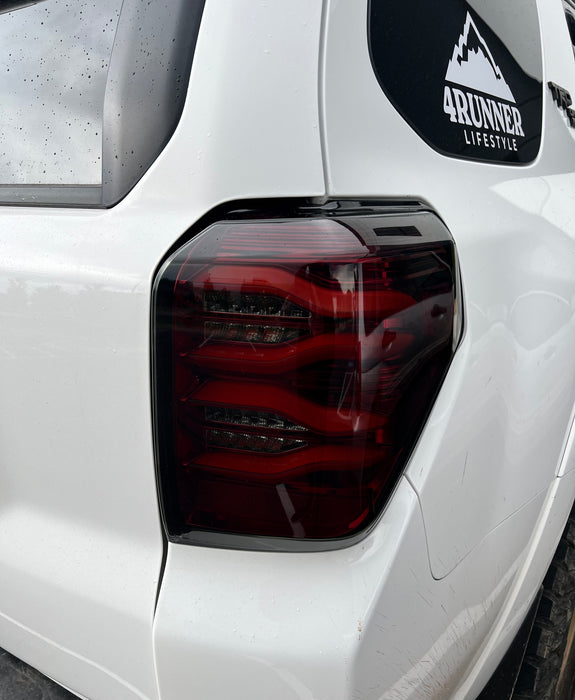 AlphaRex Pro Series Smoked Red LED Tail Lights For 4Runner (2010-2024)