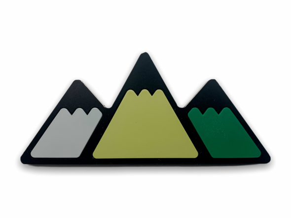 Taco Vinyl Mountain 4Runner Grille Badge