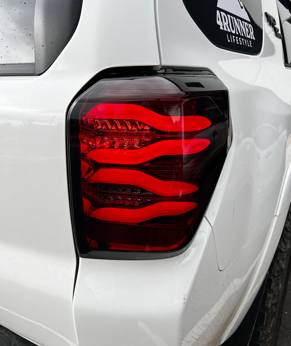 AlphaRex PRO-Series Smoked Red LED Tail Lights For 4Runner (2010-2024)