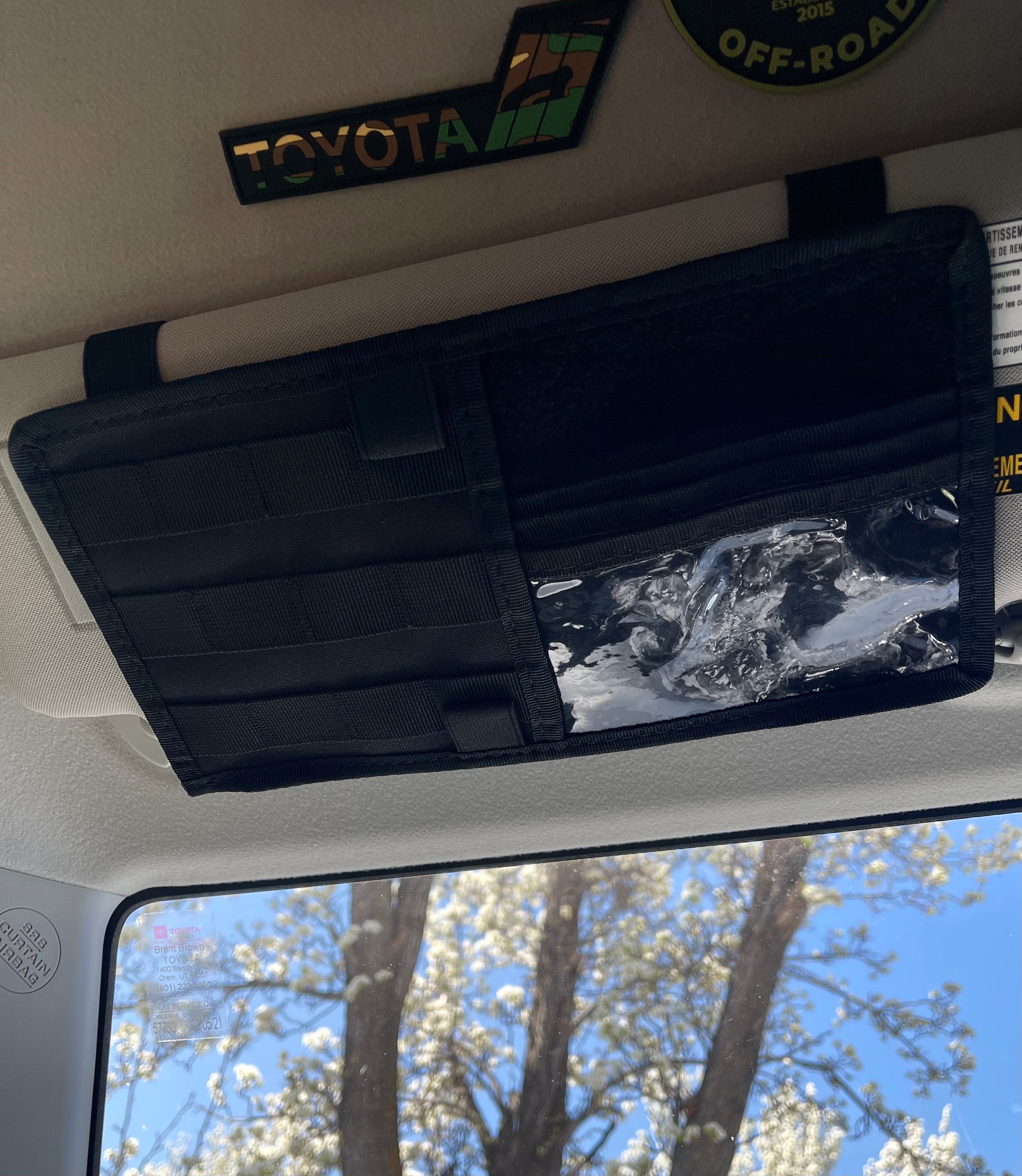 Sun Visor Molle Panel — 4Runner Lifestyle
