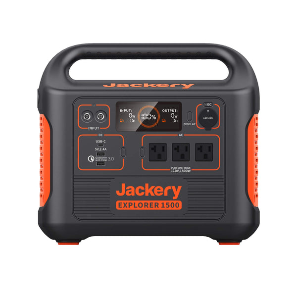 【美品】Jackery Portable Power 1500 PTB152 Jackery 1500-Watt Output/3000W Peak Portable Solar Power