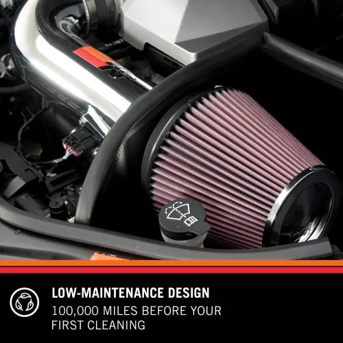 K&N 4.0L V6 Cold Air Intake - High Flow Roto-Mold Tube For 4Runner (2010-2024)