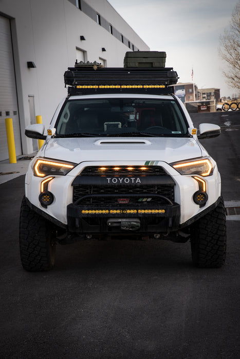 4pcs Grille Led lumières ambrées pour Toyota 4Runner TRD Pro 2014-2019 4pcs Grille Led lumières ambrées pour Toyota 4Runner TRD Pro 2014-2019