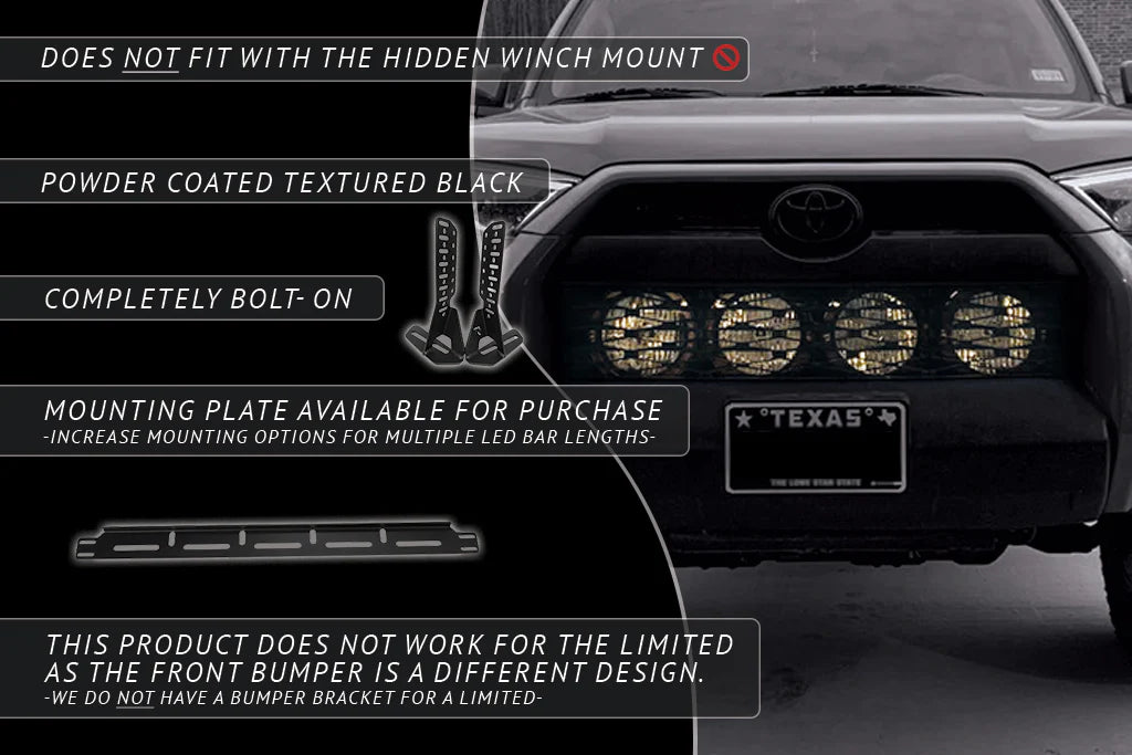 Rago 4Runner Universal LED Hidden Bumper Bracket (5th Gen 2014-2021) —  4Runner Lifestyle