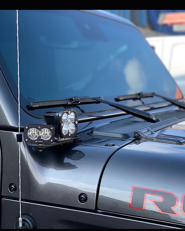 Rago Fabrication Ditch Light Bracket Extensions - Pair