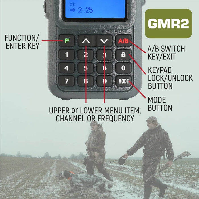 Rugged GMR2 Handheld GMRS/FRS Radios - Pair