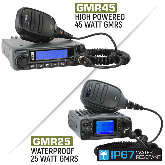 Rugged Two-Way GMRS Mobile Radio Kit For 4Runner