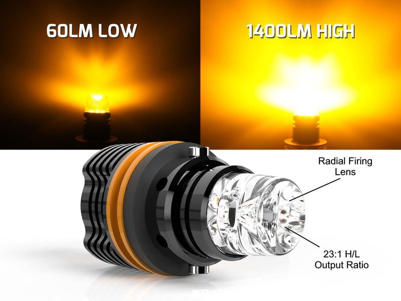 VLEDS V6 Extreme Amber + Hyperflash Fix For 4Runner (2014-2024)